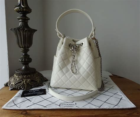 chanel gabrielle bag small white